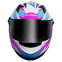 Capacete Fechado LS2 FF358 Pro Airline Branco Rosa