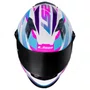 Capacete Fechado LS2 FF358 Pro Airline Branco Rosa
