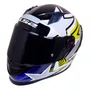 Capacete Fechado LS2 FF358 Pro Estellar Preto Amarelo