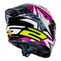 Capacete Fechado LS2 FF358 Pro Estellar Preto Rosa Roxo