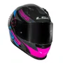 Capacete Fechado LS2 FF358 Pro Modok Preto Rosa