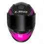 Capacete Fechado LS2 FF358 Pro Modok Preto Rosa