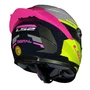 Capacete Fechado LS2 FF358 S Digital Preto Amarelo