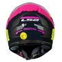 Capacete Fechado LS2 FF358 S Digital Preto Amarelo