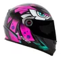Capacete Fechado LS2 FF358 Tribal Fucsia Roxo