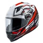 Capacete Fechado Ls2 FF358 Xdron Preto Vermelho