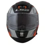 Capacete Fechado LS2 FF397 Vector FT2 Kripton Preto Laranja