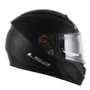 Capacete Fechado LS2 FF397 Vector Monocolor Preto Fosco