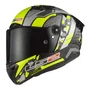 Capacete Fechado Ls2 Ff805 Space Cinza Amarelo Flour