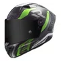 Capacete Fechado Ls2 Ff805 Thunder Carbon Supra Preto Verde Fluo