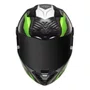Capacete Fechado Ls2 Ff805 Thunder Carbon Supra Preto Verde Fluo