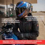 Capacete Fechado Ls2 FF807 Dragon Carbon Trax Azul Vermelho
