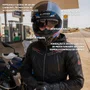 Capacete Fechado Ls2 FF807 Dragon Carbon Trax Azul Vermelho