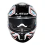 Capacete Fechado LS2 FF808 Stream 2 Maze Branco Preto