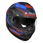 Capacete Fechado LS2 FF808 Stream 2 Road Titanium Fosco Vermelho