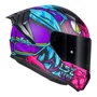 Capacete Fechado LS2 FF810 Vigo Drillox Roxo Fosco