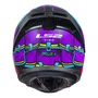 Capacete Fechado LS2 FF810 Vigo Drillox Roxo Fosco