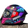 Capacete Fechado LS2 FF810 Vigo Drillox Roxo Fosco