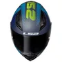 Capacete Fechado LS2 FF810 Vigo Shift Preto Azul Fosco