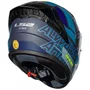 Capacete Fechado LS2 FF810 Vigo Shift Preto Azul Fosco