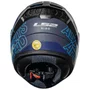 Capacete Fechado LS2 FF810 Vigo Shift Preto Azul Fosco