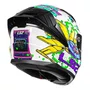 Capacete Fechado LS2 FF810 Vigo Space Attack Branco Roxo
