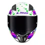 Capacete Fechado LS2 FF810 Vigo Space Attack Branco Roxo