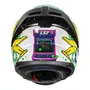 Capacete Fechado LS2 FF810 Vigo Space Attack Branco Roxo