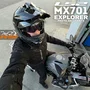Capacete Fechado Ls2 Mx701 Explorer Carbon Solid Original Premium