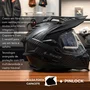 Capacete Fechado Ls2 Mx701 Explorer Carbon Solid Original Premium
