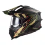 Capacete Fechado Ls2 Mx701 Explorer Extend Militar Verde Fosco