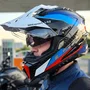Capacete Fechado Ls2 Mx701 Frontier Full Carbon 3x1 Com Óculos Solar