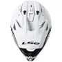 Capacete Fechado Ls2 MX702 Pioneer 2 Monocolor Branco