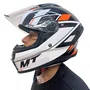 Capacete Fechado MT Stinger 2 Zivze B4 Laranja Fluor