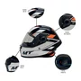 Capacete Fechado MT Stinger 2 Zivze B4 Laranja Fluor