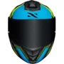 Capacete Fechado Norisk Carbon R Team Amarelo Azul