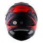 Capacete Fechado Norisk FF302 Manty Preto fosco Vermelho