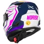 Capacete Fechado Norisk FF302 Soul Factor Branco Rosa