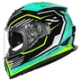 Capacete Fechado Norisk FF302 Soul Factor Preto Verde