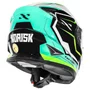 Capacete Fechado Norisk FF302 Soul Factor Preto Verde