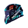 Capacete Fechado Norisk Ff302 Soul Tokyo Preto Branco Verde