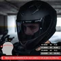 Capacete Fechado Norisk Flow Monocolor Preto Fosco