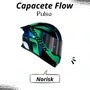 Capacete Fechado Norisk Flow Pulse Verde Azul
