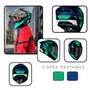 Capacete Fechado Norisk Flow Pulse Verde Azul