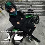 Capacete Fechado Norisk Flow Pulse Verde Azul