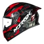 Capacete Fechado Norisk Flow Robot Vermelho