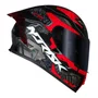 Capacete Fechado Norisk Flow Robot Vermelho