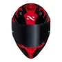 Capacete Fechado Norisk Flow Robot Vermelho