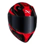 Capacete Fechado Norisk Flow Robot Vermelho