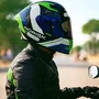Capacete Fechado Norisk Flow Run Preto Branco